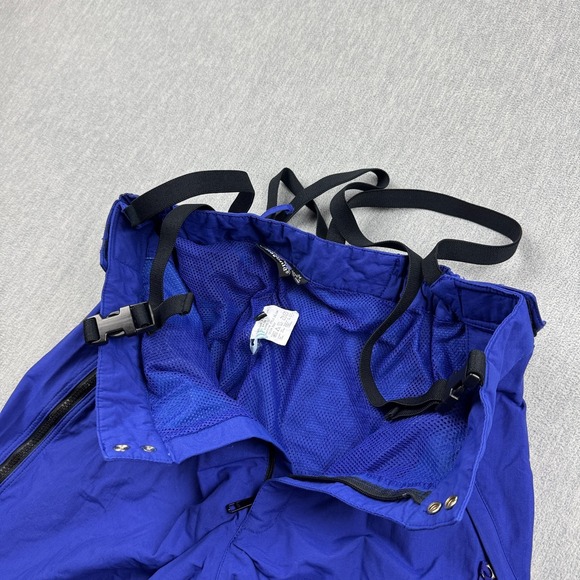 Vintage Patagonia Pants Mens 34 Purple Full Side Zip Suspender Snowboard Ski 90S - Picture 8 of 16